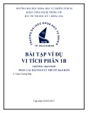 Bài tập ví dụ Vi tích phân 1B - Chương: Đạo hàm (Phần: Các bài toán lý thuyết đạo hàm)