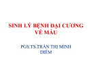 Bài giảng Sinh lý bệnh đại cương về máu - PGS.TS. Trần Thị Minh Diễm