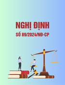 Nghị định số 89/2024/NĐ-CP