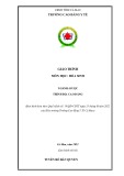 Giáo trình Hóa sinh Dược Cao đẳng: Trường Cao đẳng Y tế Cà Mau