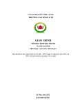 Giáo trình Bệnh học nội nhi (Ngành: Hộ sinh - Trình độ: Cao đẳng) - Trường Cao đẳng Y tế Cà Mau