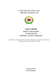 Giáo trình Sinh lý bệnh (Ngành: Hộ sinh - Trình độ: Cao đẳng) - Trường Cao đẳng Y tế Cà Mau