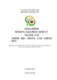Giáo trình Giải phẫu sinh lý Y sỹ Trung cấp - Trường Cao đẳng Y tế Cà Mau [Tài liệu chuẩn]