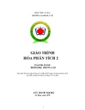 Giáo trình Hóa phân tích 2 Dược Trung cấp Trường Cao đẳng Y tế Cà Mau [Full]