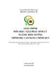 Giáo trình Giải phẫu sinh lý Điều dưỡng Cao đẳng - Trường Cao đẳng Y tế Cà Mau