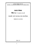 Giáo trình Thí nghiệm cơ học đất (Nghề Xây dựng cầu đường – Trình độ cao đẳng) – Trường CĐ GTVT Trung ương I