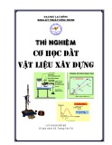Thí nghiệm cơ học đất vật liệu xây dựng