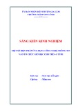 Sáng kiến kinh nghiệm Mầm non: Một số biện pháp ứng dụng công nghệ thông tin vào tổ chức giờ học cho trẻ 4-5 tuổi