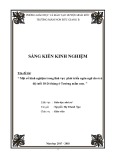 Sáng kiến kinh nghiệm Mầm non: Một số kinh nghiệm trong lĩnh vực phát triển ngôn ngữ cho trẻ độ tuổi 18-24 tháng ở Trường mầm non Đức Giang B