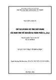 Luận văn Thạc sĩ Khoa học Vật lý chất rắn: Chế tạo và khảo sát tính chất quang của nano tinh thể bán dẫn ba thành phần Zn1-XCdXS