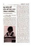 Ba bản kể của sử thi Lào Thạo Chương