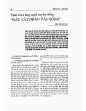 Nghệ nhân làng nghề truyền thống - Báu vật nhân văn sống