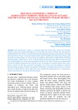 Research and propose a model of aforestation combining medicinal plants suitable for the natural and social conditions of Ba Be district, Bac Kan province