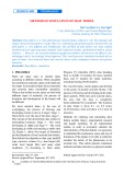Method of simulation of dam model