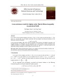 A non-existence result for higher-order Hardy-Hénon inequality on punctured balls