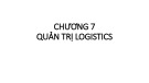 Bài giảng Quản trị doanh nghiệp: Chương 7 - Quản trị logistics