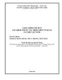 Giáo trình mô đun Xác định thuốc tác động đến cơ quan cơ thể vật nuôi (Nghề Sử dụng thuốc thú y trong chăn nuôi - Trình độ: Đào tạo dưới 03 tháng)