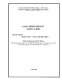 Giáo trình mô đun Nuôi cá bớp (Nghề Nuôi cá lồng bè trên biển - Trình độ: Đào tạo dưới 03 tháng)