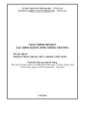 Giáo trình mô đun Xác định kháng sinh thông thường (Nghề Sử dụng thuốc thú y trong chăn nuôi - Trình độ: Đào tạo dưới 03 tháng)