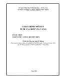 Giáo trình mô đun Nuôi cá chim vây vàng (Nghề Nuôi cá lồng bè trên biển - Trình độ: Đào tạo dưới 03 tháng)