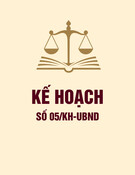 Kế hoạch số 05/KH-UBND (Tỉnh Hưng Yên)