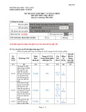 Đề thi Kinh tế lượng ứng dụng trong kinh tế và kinh doanh (có đáp án) học kì 2 năm 2023-2024