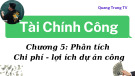 Bài giảng Tài chính công: Chương 5 - Quang Trung TV