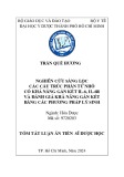 Tóm tắt Luận án Tiến sĩ Dược học: Nghiên cứu sàng lọc các cấu trúc phân tử nhỏ có khả năng gắn kết IL-6, IL-6R và đánh giá khả năng gắn kết bằng các phương pháp lý sinh