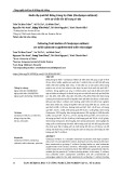 Nuôi cấy quả thể Đông trùng hạ thảo (Cordyceps militaris) trên cơ chất rắn bổ sung vi tảo