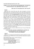 Nghiên cứu sự thay đổi nồng độ proprotein convertase subtilisin/kexin type trên bệnh nhân xơ gan