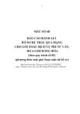 Mẫu số 6B: Báo cáo đánh giá hồ sơ dự thầu qua mạng cho gói thầu dịch vụ phi tư vấn, mua sắm hàng hóa (theo quy trình số 02; phương thức một giai đoạn một túi hồ sơ)