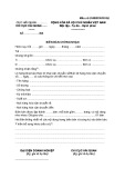 Mẫu Biên bản chứng nhận (Mẫu số 35/BBCN/GSQL)