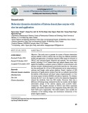 Molecular dynamics simulation of histone deacetylase enzyme with zinc ion and application