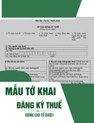 Tờ khai đăng ký thuế (Dùng cho tổ chức)