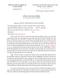 Mẫu Công văn giải trình kê khai sai trên hồ sơ thuế