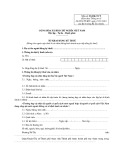 Mẫu Tờ khai đăng ký thuế (Mẫu số: 05-ĐK-TCT)