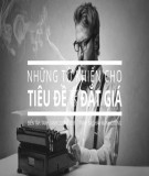 Tài liệu Những từ khiến cho tiêu đề trở nên đắt giá