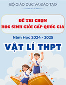 Đề thi học sinh giỏi Quốc gia THPT môn Vật lý 2024-2025 có đáp án - Bộ Giáo dục và Đào tạo