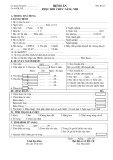 Mẫu Bệnh án phục hồi chức năng nhi (MS: BA-15)
