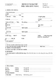 Mẫu Bệnh án Ngoại trú Phục hồi chức năng (MS: BA-19)