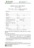 Mẫu Hợp đồng cầm cố chứng khoán của bên thứ 3 (2 bên ký)