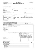 Mẫu Bệnh án Phục hồi chức năng (MS: BA-14)