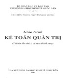 Giáo trình Kế toán quản trị (Tái bản lần thứ 2): Phần 1