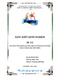 Sáng kiến kinh nghiệm THPT: Xây dựng tình huống dạy học hợp tác phần đại số tổ hợp lớp 10 trung học phổ thông