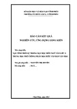 Sáng kiến kinh nghiệm THPT: Tạo tính thời sự trong dạy học môn Ngữ văn lớp 11 trung học phổ thông phần đọc hiểu văn bản văn học