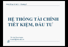 Bài giảng Các nguyên lý kinh tế vĩ mô: Chương 5 - TS. Hà Thúc Huân