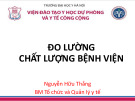 Bài giảng Quản lý chất lượng bệnh viện: Bài 4 - Nguyễn Hữu Thắng