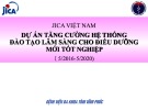BG BVĐK tỉnh Vĩnh Phúc - Chương trình Đào tạo người hướng dẫn thực hành lâm sàng cho điều dưỡng mới - Bài 1