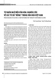 Từ ngôn ngữ đến văn hóa: Nghiên cứu về các từ chỉ “rồng” trong văn hóa Việt Nam