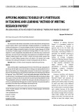 Applying moodle to build up E-portfolios in teaching and learning